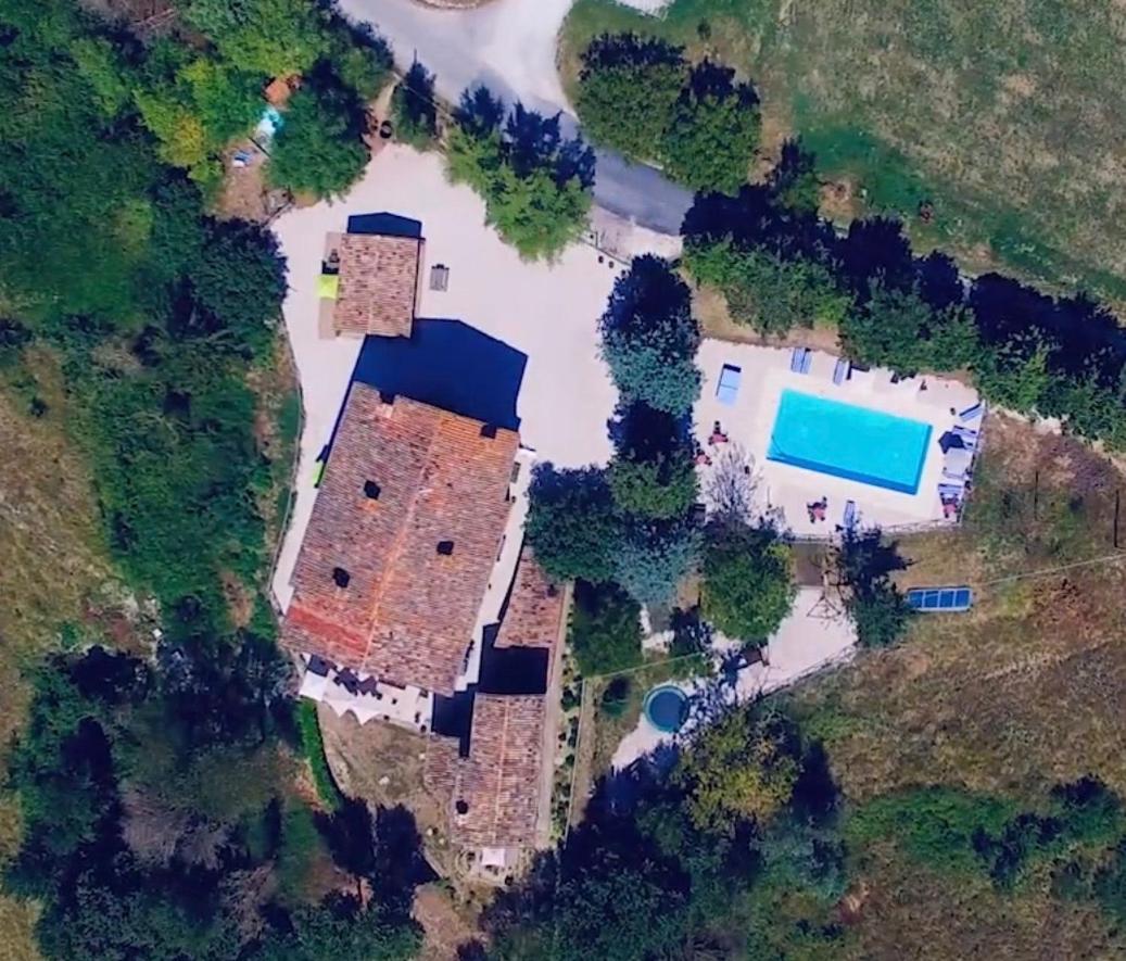 Country House Villa La Farfalla Pietralunga  Kültér fotó